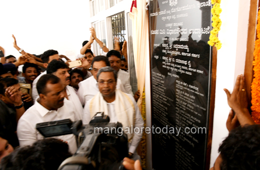 cm inagurates projects in bantwal